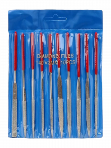 Набор надфилей с алмазной крошкой 10 шт Патриот PT-INO06